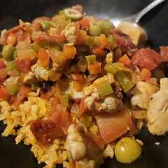 Too much of a smoked flavor for my personal taste. Was very easy, so I would maybe make it again with chicken breasts and regular paprika instead. Served with cauliflower rice.