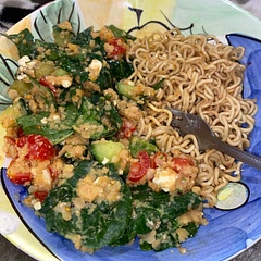 It was delicious. It is definitely my new go to meal. I ended up also adding noodles to my salad, and enjoyed every bite. It was a very filling meal.