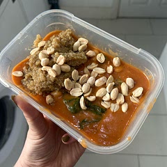 Nice easy meal prep, filling meal and very comforting. 
The stock I have was a bit overpowering so will use less next time