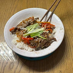 Needs some more flavours little bit of garlic and ginger would have gone a long way