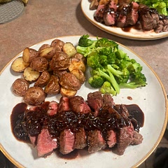 My clients like to add a roasted potatoes for a complete meal.