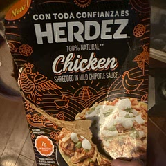 I had to shredded chicken last min to sauce and combined