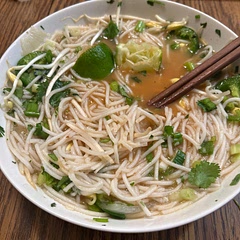 Overall was delicious! would recommend thinner noodles than recommended, i would also recommend cutting the onions thinner instead of just throwing them out after