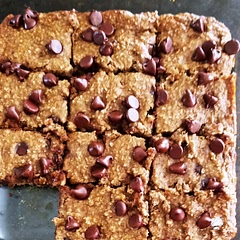 I used 3/4cup ground oats +4 Tbsp flour turned out perfect