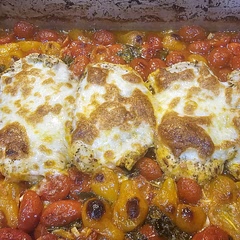 This was a hit and so tasty. The recipe was written a little funny, but it was easy to make. I used red pesto from Aldi. Two thumbs up and this is going in my favorites folder.