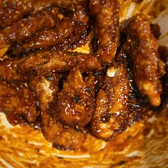 Ginger powder worked better than minced ginger.
Didn't have rice wine; white dry wine worked great.