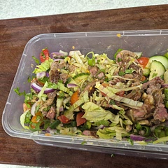 The dressing on its own was a huge hit with the family. It's definitely a go-to salad this summer.