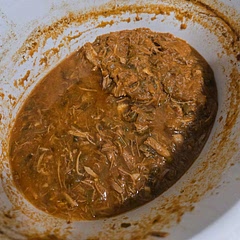 I used rotisserie chicken to cut down the cooking time. I used a lot of spices and probably more sause and honey than it required. It was great!