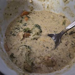 Switched the cheddar for parmegian, worked great!