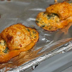 Yum!!!! I admittedly do not have the butterfly chicken skill so just thin sliced and rolled them up! Seasoning was great, would not add any salt to filling in future as was a little salty. Otherwise wouldnt do anything else special :)