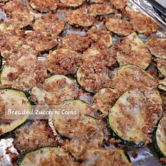 These were so good! I love when you can make fried things in the oven or air fryer! As a note, I did three servings of the recipe. I probably used one and a half zucchini before running all the dipping ingredients. The zucchini were not especially large