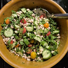 I make this regularly.  Its also good with feta cheese added!