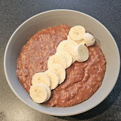 Very tasty and different than my usual porridge with cinnamon and honey