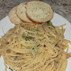 I added Italian sausage and broccoli