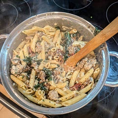 This has become a weekly meal for us over the last year. It's absolutely delicious, I will say that I don't follow the instructions as far as the seasoning goes. The first time I made it, it was a little too bland for my taste. So now I just season with my heart but it is delicious!