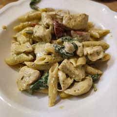 Definitely needs more chicken broth to cook the pasta. I personally would cook the pasta separately and add in at the end.
But in the end it is an amazing recipe with great flavours