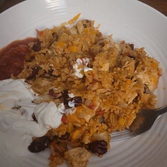 My non professional food photo doesn't represent how delicious this actually was.

I opted to leave out cilantro, because my toddlers would likely refuse to eat it. 

I did use chicken stalk and only has basmati rice on hand. And it was great.

Will make it again.