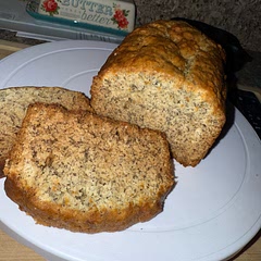 Really good recipe! I used 4 bananas and no eggs (I was out) and it’s so good!!