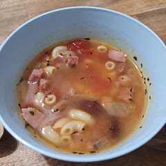 This was very good.
I did use a ham bone, simmered that prior as I was using canned mixed beans. I also used a can of tomato similar to rotel and added noodles to "beef" it up a bit for my toddlers.
Great dish all around.
