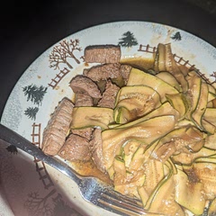 Loved it. Like the marinade a lot. The zucchini is a bit sour from it but its still good