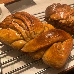 These were a bit of a labor of love, but well worth it. All the satisfying sweetness of a sticky-bun without being overly sweet. It has a lot of depth and warmth given the spices.

I was worried about the warm-milk-dump method, but it worked very well with this recipe (no yeast activation required). The dough is very soft and supple but it yields a fluffy yet substantial bread.

It’s not necessarily an “easy” bread, but would be great for guests as you can make ahead and let rest. It’s also gorgeous!