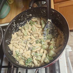 It's pretty good idk if it's a staple for us as we prefer Alfredo sauce