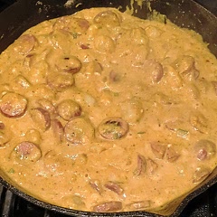 Edit. 2 years later I finally was able to take a picture. Lol
This got eaten so fast I never thought about taking a picture! We will definitely be making it again and doubling it so there's leftovers! It does take longer than 40 minutes unless you have pre-cooked and mashed the squash. I also used some red chili powder to make sure it wasn't too sweet. 10/10