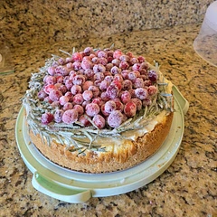 This ended up being moist and tasting like a no bake cheesecake.  Tasty, but not what I was after.