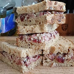 Quick easy and delicious! A great way to use a leftover holiday ham! The most time-consuming part of the whole thing was chopping everything. It could do with some leafy greens, but otherwise was delicious. 10/10