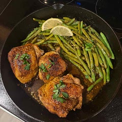 Amazing. Had to cook the thighs a little longer in the oven after finishing the initial sear but otherwise followed to a T and the flavors were pristine. Will certainly make multiple times again!