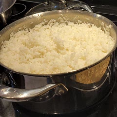 Multipliée par 3, ça donne presque 5 litres de riz