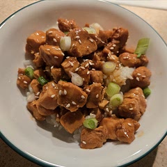 So good! Of course the hardest part was the chicken prep.