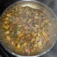 This is a soul warming meal. Served it hot on a rainy day and my husband loved it. I added more pepper and more chicken broth. 