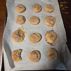 Definitely making again. Super soft and chewy. I put more cinnamon sugar mix on top and it was awesome. I also tried dipping them in the cinnamon sugar and I was beyond impressed 