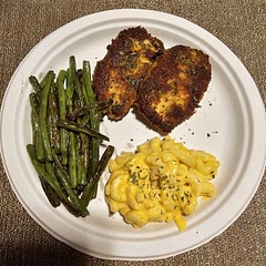 Used thin pork chops and had no neednfor the oven