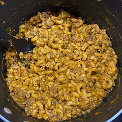 I used beef broth instead of water. Also added chili powder (same amount as garlic powder). Very good.