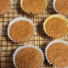 I like the ease of these muffins. The ingredients are what I like to cook with. I split half of the vanilla measurement and use almond extract just to see what it was like. It is mild in taste. I think next time a dash of salt would have helped. Jusy freshly baked. They might taste more falvorful after they sit overnight. 