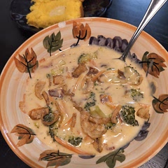 Nice texture, really flavorful. I changed things up a bit and browned a 1/2 pound of bacon in the pan first, removed it and stirred it back in at the end.  I also served sprinkled with French fried onions and a side of cornbread. Two thumbs up!