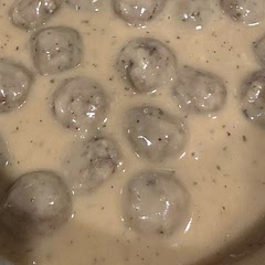 We bought frozen Swedish meatballs and just made the sauce, ended up being an easy dinner.