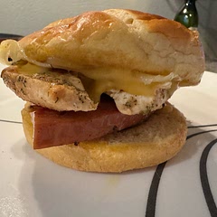 One of my husbands fav sandwiches from a local food truck