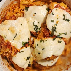 Delicious! We doubled the recipe,  but aside from that and an extra clove or two of fresh minced garlic-we followed the recipe exactly.  Easy and helpful directions made cooking with my 9year old simple and fun.  Will make again!