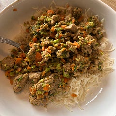 Turned out great. I substituted ground beef for turkey and the coleslaw for chopped carrots and broccoli. Also didn’t have the green onion though put some onion seasoning on meat. Used honey for sweetener and reduced amount slightly