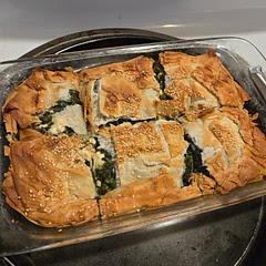 Was good. Didn't do pockets. If I make again would do less spinach and more cheese. Ratio was off a bit for my taste.