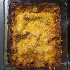 This was the most delicious lasagna I've ever eaten! I made it without the celery and wine but added some zucchini and mushrooms! The béchamel sauce was incredible, added some garlic into that as well. The amounts of sauce were nearly perfect, I'd make a little more béchamel sauce next time, I think that would make it taste even creamier, but it was really incredible delicious!