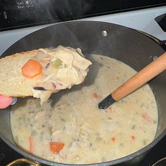 SOOOO amazing. Exactly like Panera’s. Will probably make this immediately after I run out of this pot.