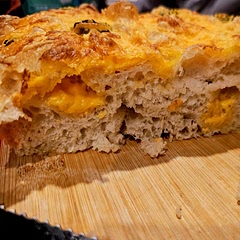 Great recipe! I added Jalepeno slices + cheddar (cubes & shredded)