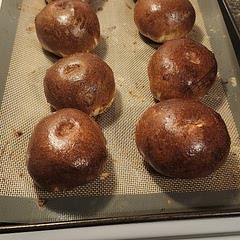 Trial run so I only made plain bagels. Little darker then I though so I will cook little less, but overall delicious, will do again.