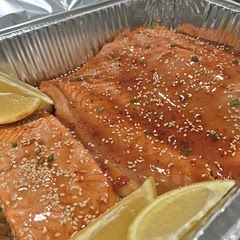 It was yum. Don't leave in for too long, just enough until it flakes with a fork. Me and guests liked it :) didn't feel the lemon rind (used instead of lome) maybe put more