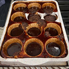 Flop. Batter did not thicken. Tried in the muffin cups. So sad.