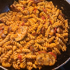 Added some crushed red pepper to give it some kick